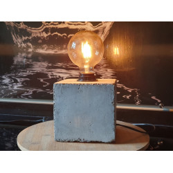 Urban Decayed Concrete Desktop Lamp 'Sturdy Desktop'